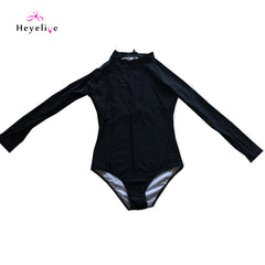 Black Swimwear Long Sleeves