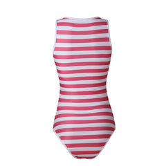 Halter Striped Swimwear
