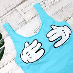 Hand One Piece Swimsuit
