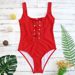Strappy One Piece Swimwear