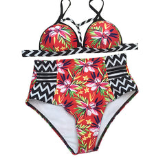 Bikinis High Waist Swimsuit