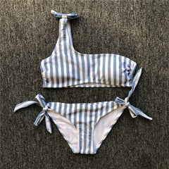 One Shoulder Bikini Two Pieces