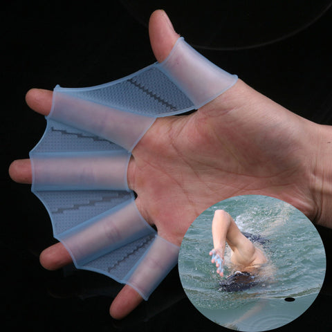 Finger Fin Learning Swimming