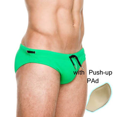 Push-Up Pad Swim Trunks