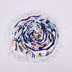 Deer Round Beach Towel